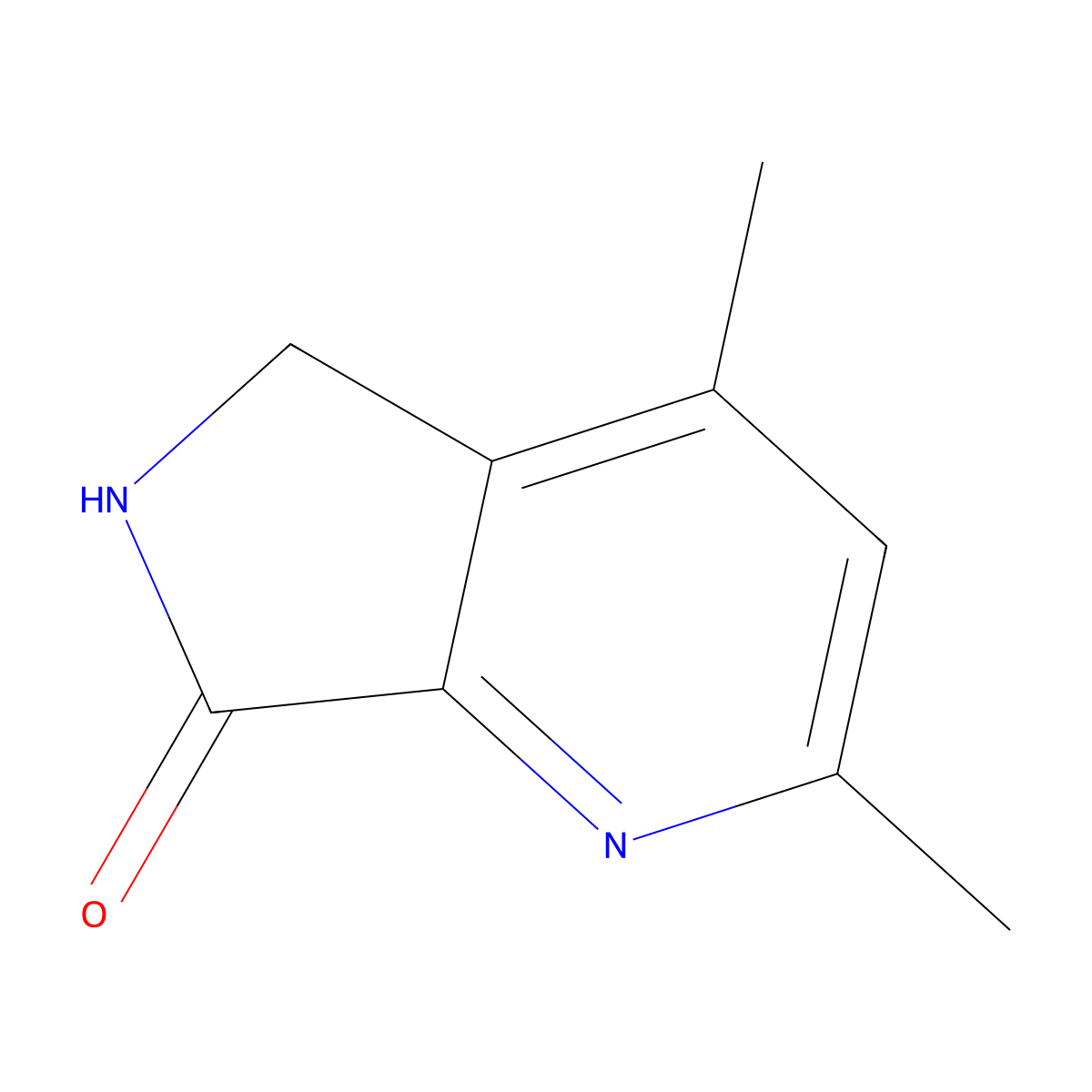 2,4-dimethyl-5,6-dihydro-7H-pyrrolo[3,4-b]pyridin-7-one molecular structure, CAS 2170723-57-4