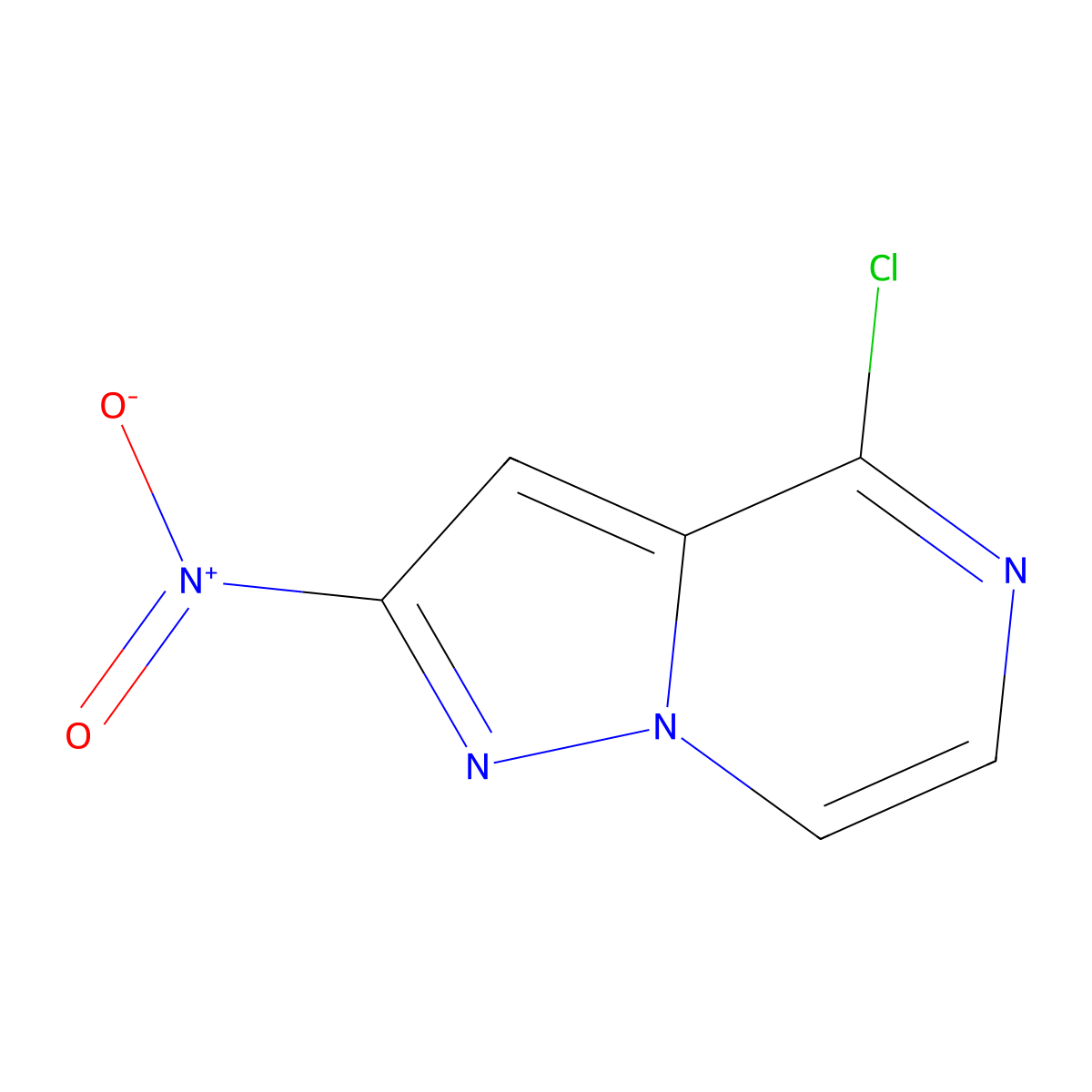 4-Chloro-2-nitropyrazolo[1,5-A]pyrazine molecular structure, CAS 2170812-72-1