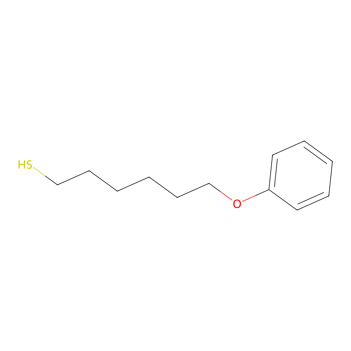 6-Phenoxyhexane-1-thiol molecular structure, CAS 217091-19-5