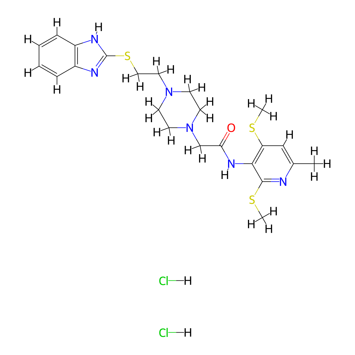K-604 dihydrochloride molecular structure, CAS 217094-32-1