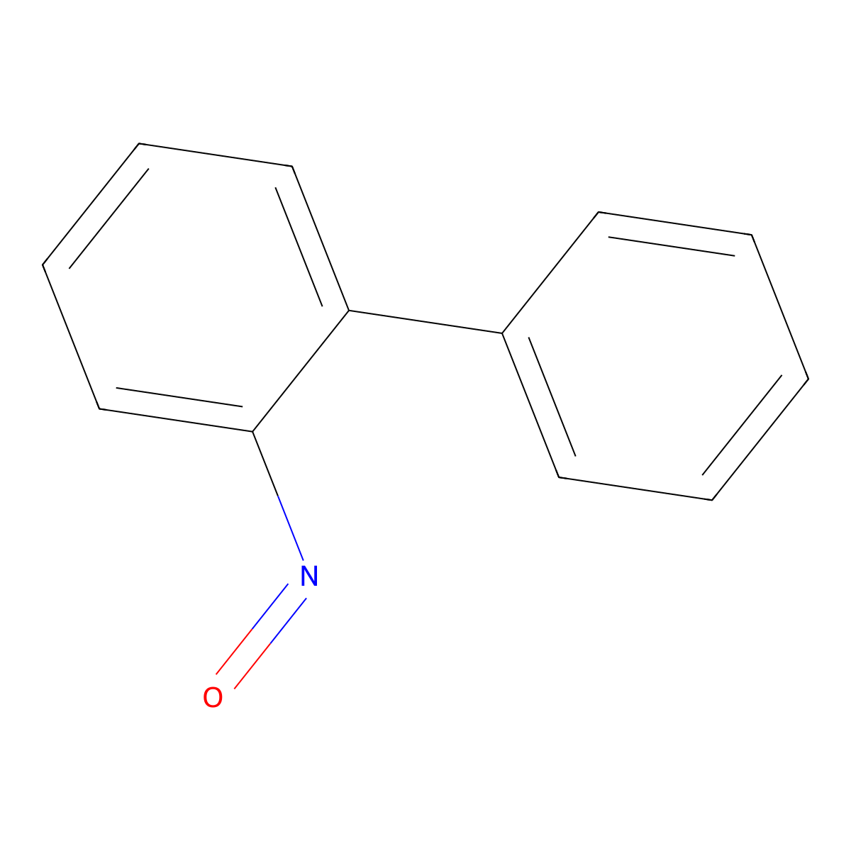 1,1'-Biphenyl, 2-nitroso- molecular structure, CAS 21711-71-7