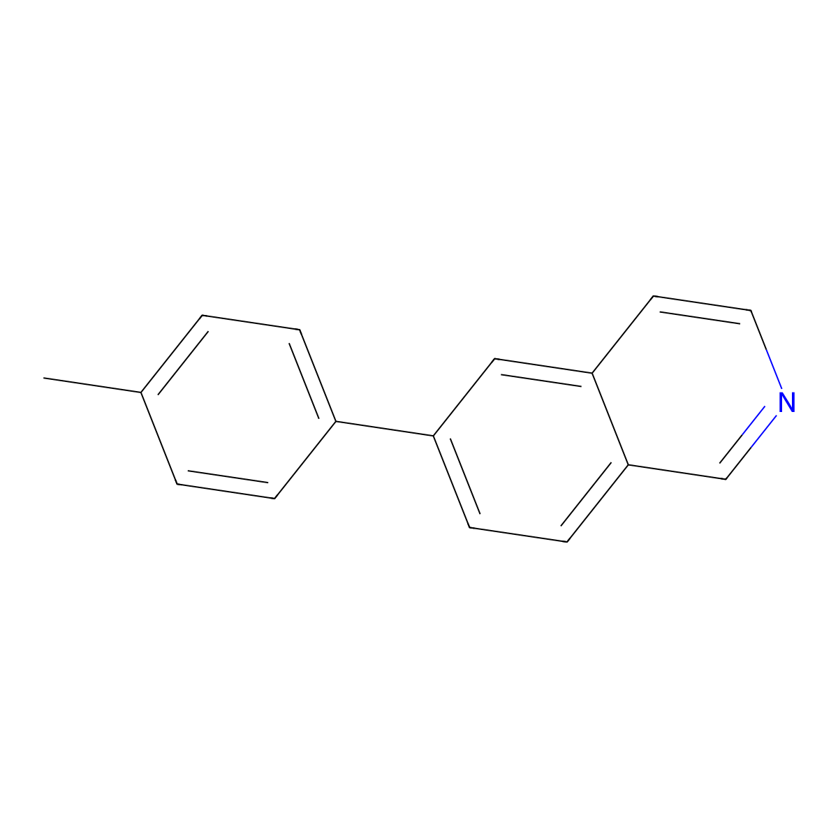 6-(4-Methylphenyl)isoquinoline molecular structure, CAS 2171114-26-2