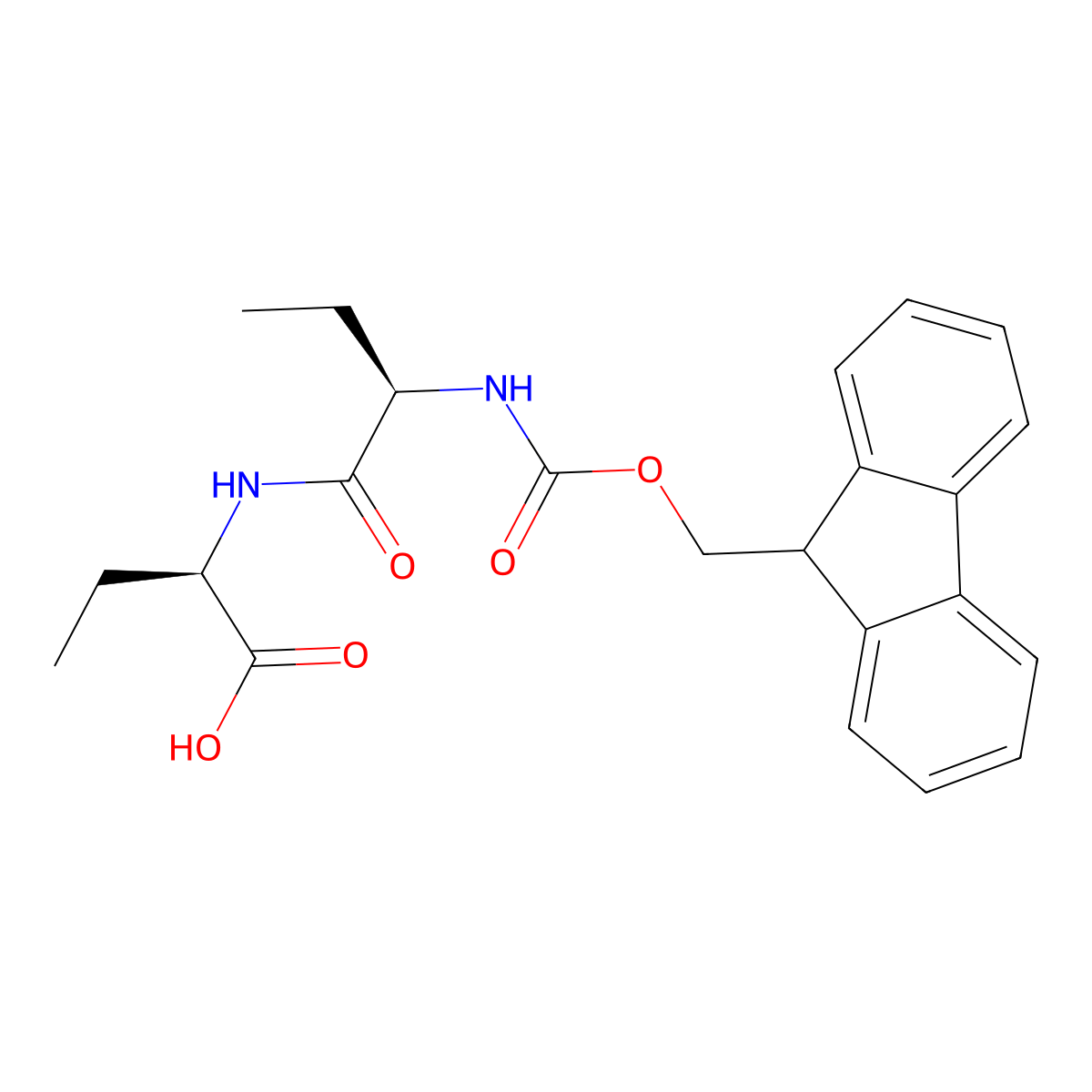 Fmoc-D-abu-D-abu-OH molecular structure, CAS 2171150-17-5