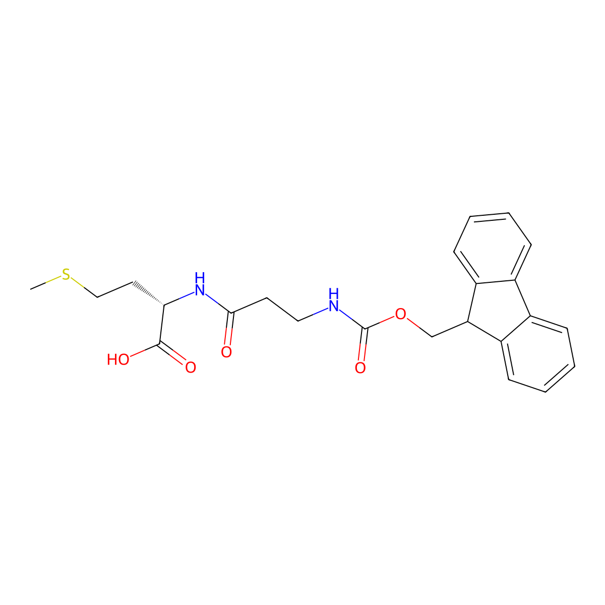 (2S)-2-[3-({[(9H-fluoren-9-yl)methoxy]carbonyl}amino)propanamido]-4-(methylsulfanyl)butanoic acid molecular structure, CAS 2171253-00-0
