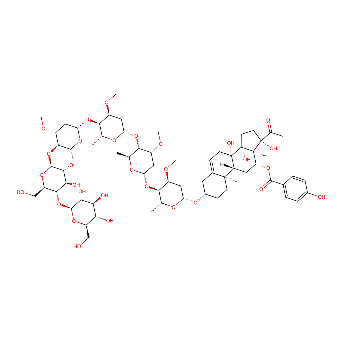 Cynanotophylloside B molecular structure, CAS 2171413-06-0