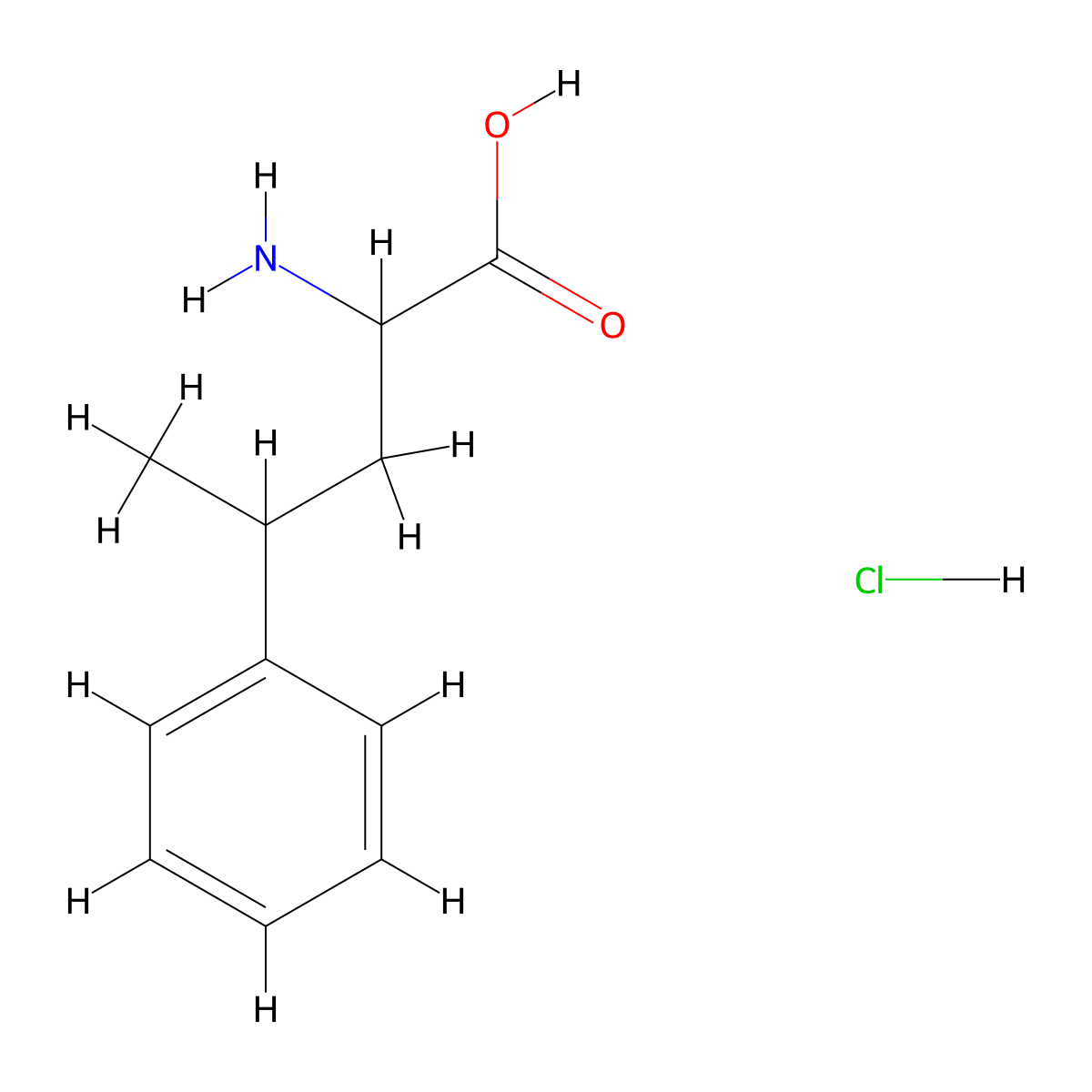 2-Amino-4-phenylpentanoic acid hydrochloride molecular structure, CAS 2171603-29-3