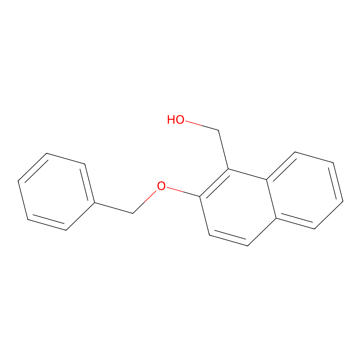 (2-(Benzyloxy)naphthalen-1-yl)methanol molecular structure, CAS 217176-35-7