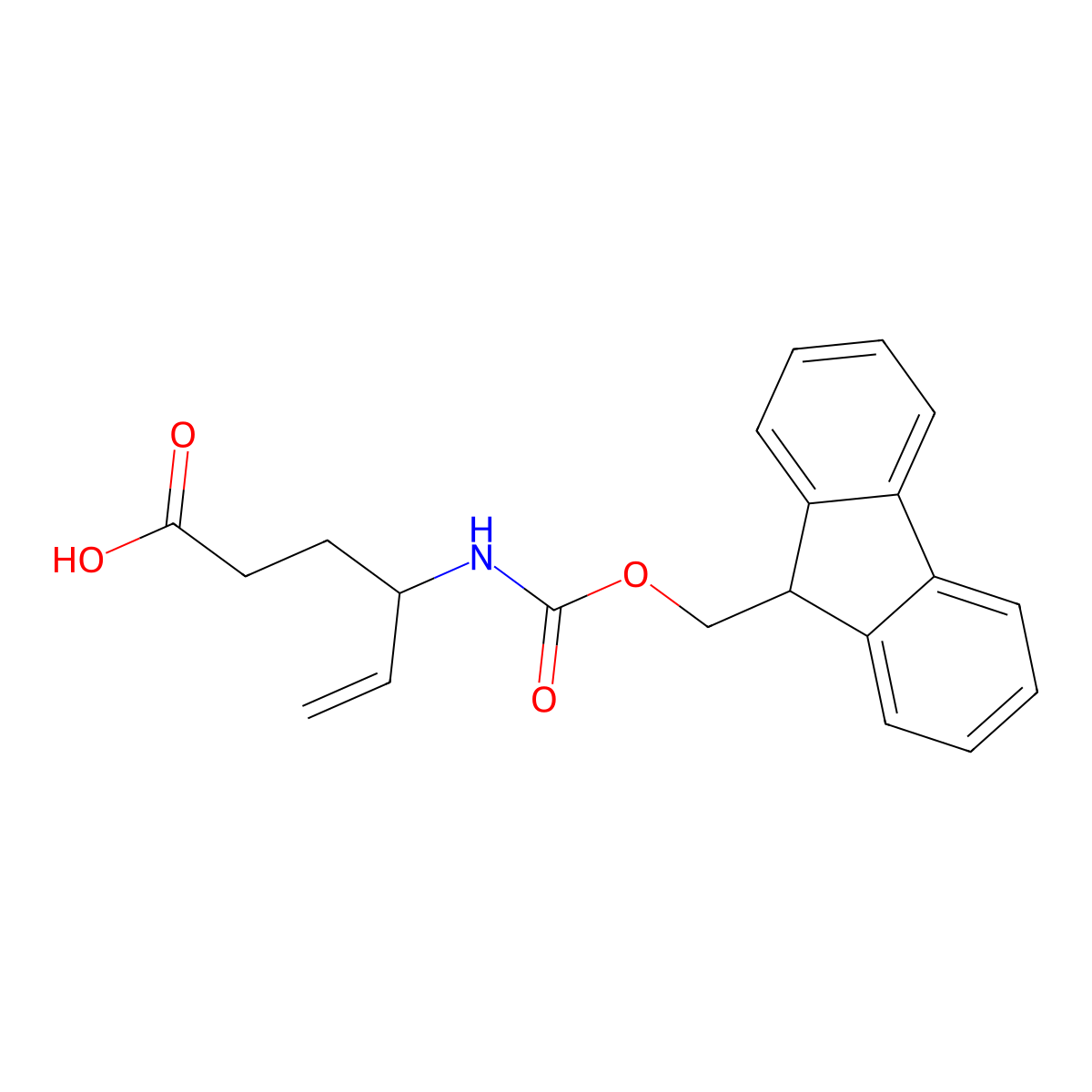 4-({[(9H-fluoren-9-yl)methoxy]carbonyl}amino)hex-5-enoic acid molecular structure, CAS 2171797-09-2