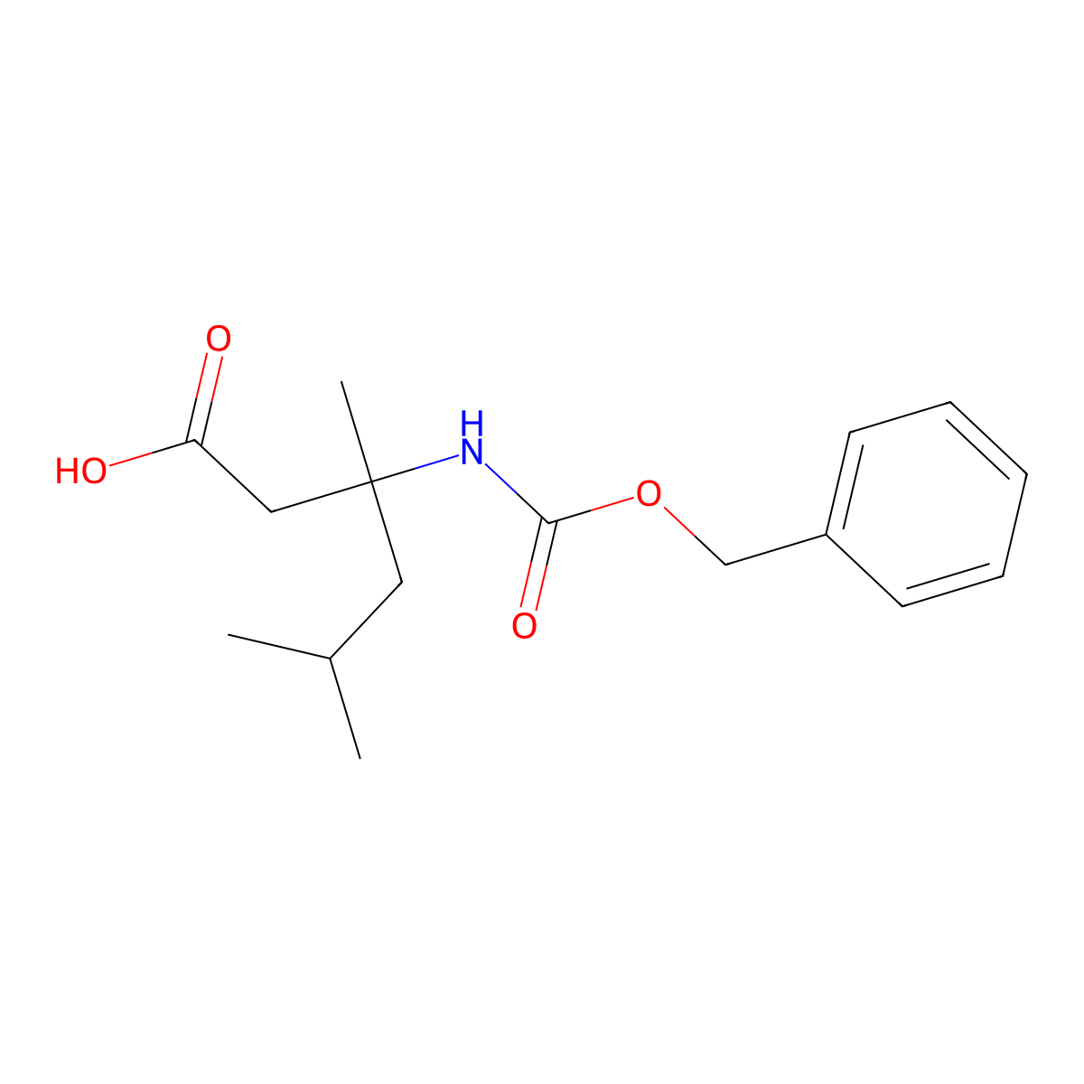 3-{[(Benzyloxy)carbonyl]amino}-3,5-dimethylhexanoic acid molecular structure, CAS 2171810-31-2