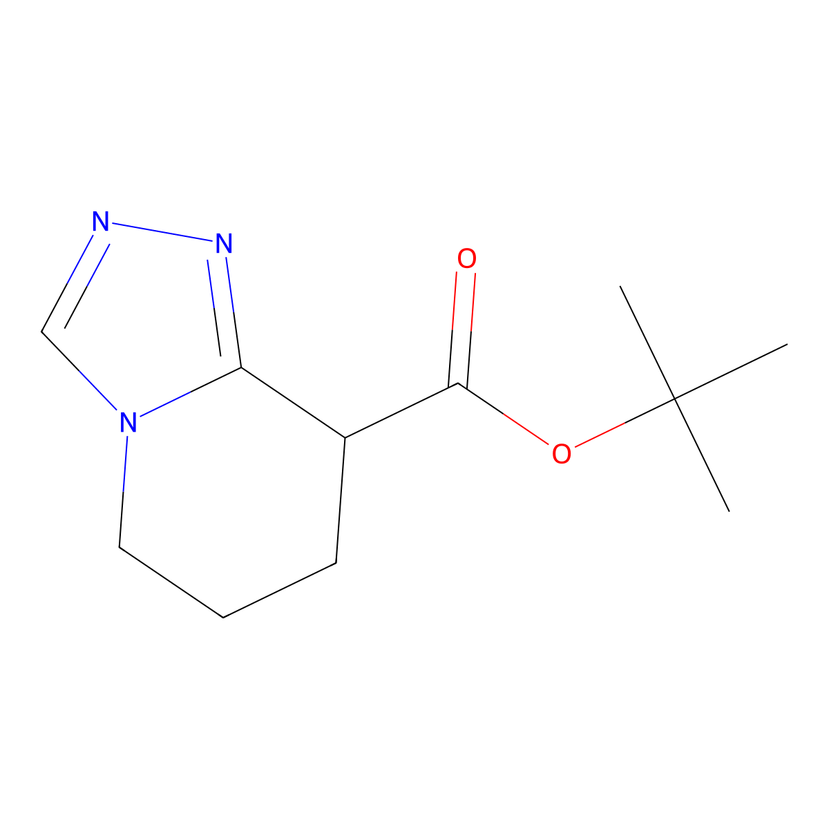 tert-butyl5H,6H,7H,8H-[1,2,4]triazolo[4,3-a]pyridine-8-carboxylate molecular structure, CAS 2171817-31-3