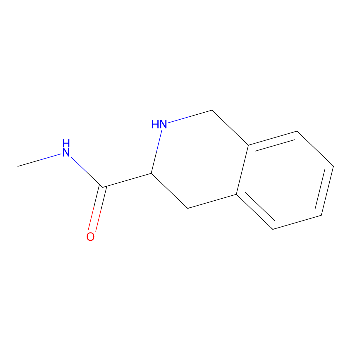 N-methyl-1,2,3,4-tetrahydroisoquinoline-3-carboxamide molecular structure, CAS 217184-12-8