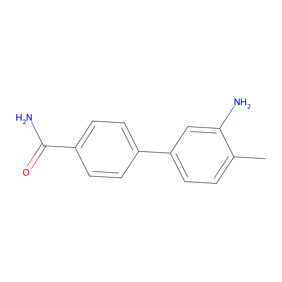 4-(3-Amino-4-methylphenyl)benzamide molecular structure, CAS 2171862-83-0