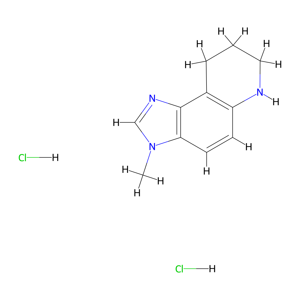 3-methyl-3H,6H,7H,8H,9H-imidazo[4,5-f]quinoline dihydrochloride molecular structure, CAS 2171866-51-4