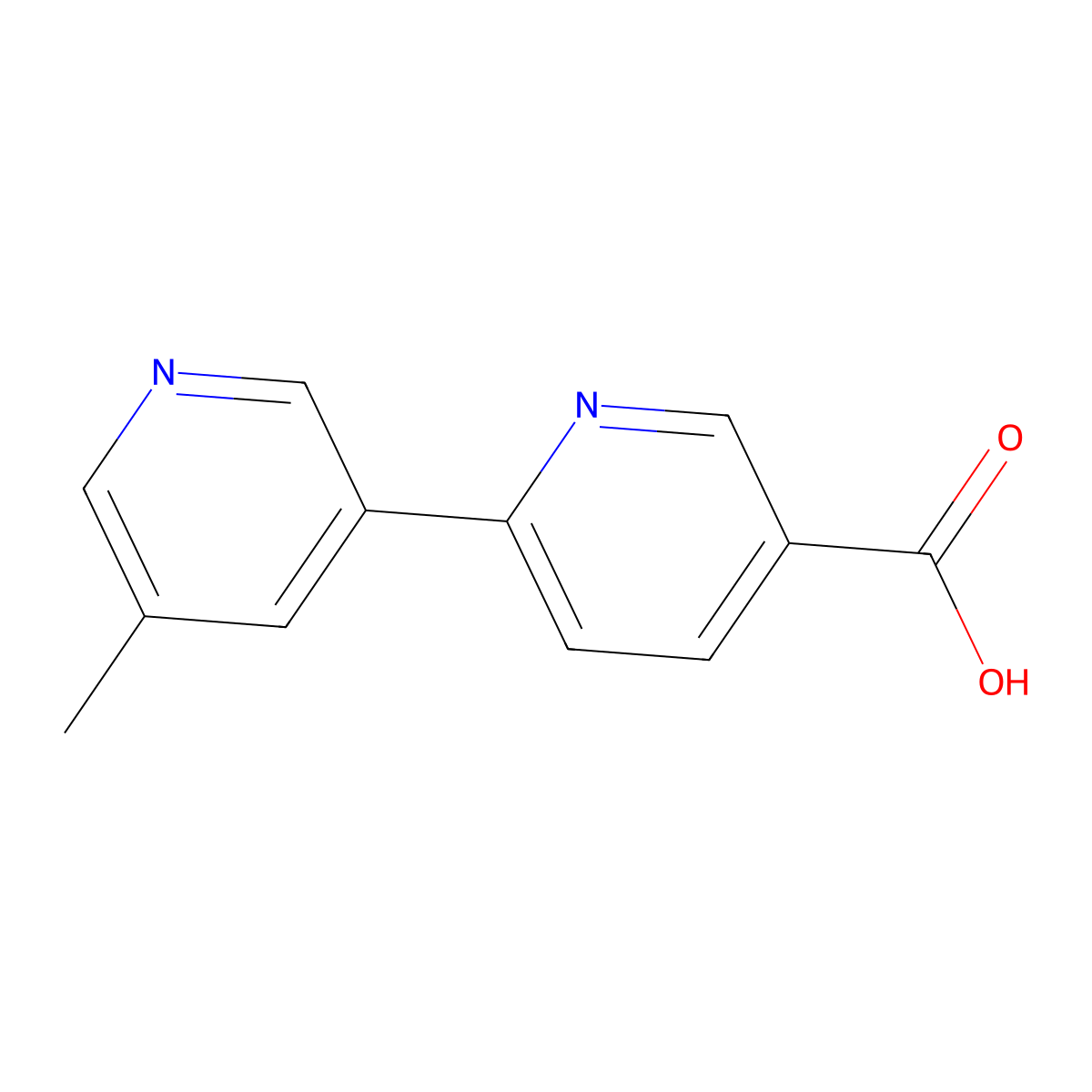 6-(5-Methylpyridin-3-yl)pyridine-3-carboxylic acid molecular structure, CAS 2171880-53-6