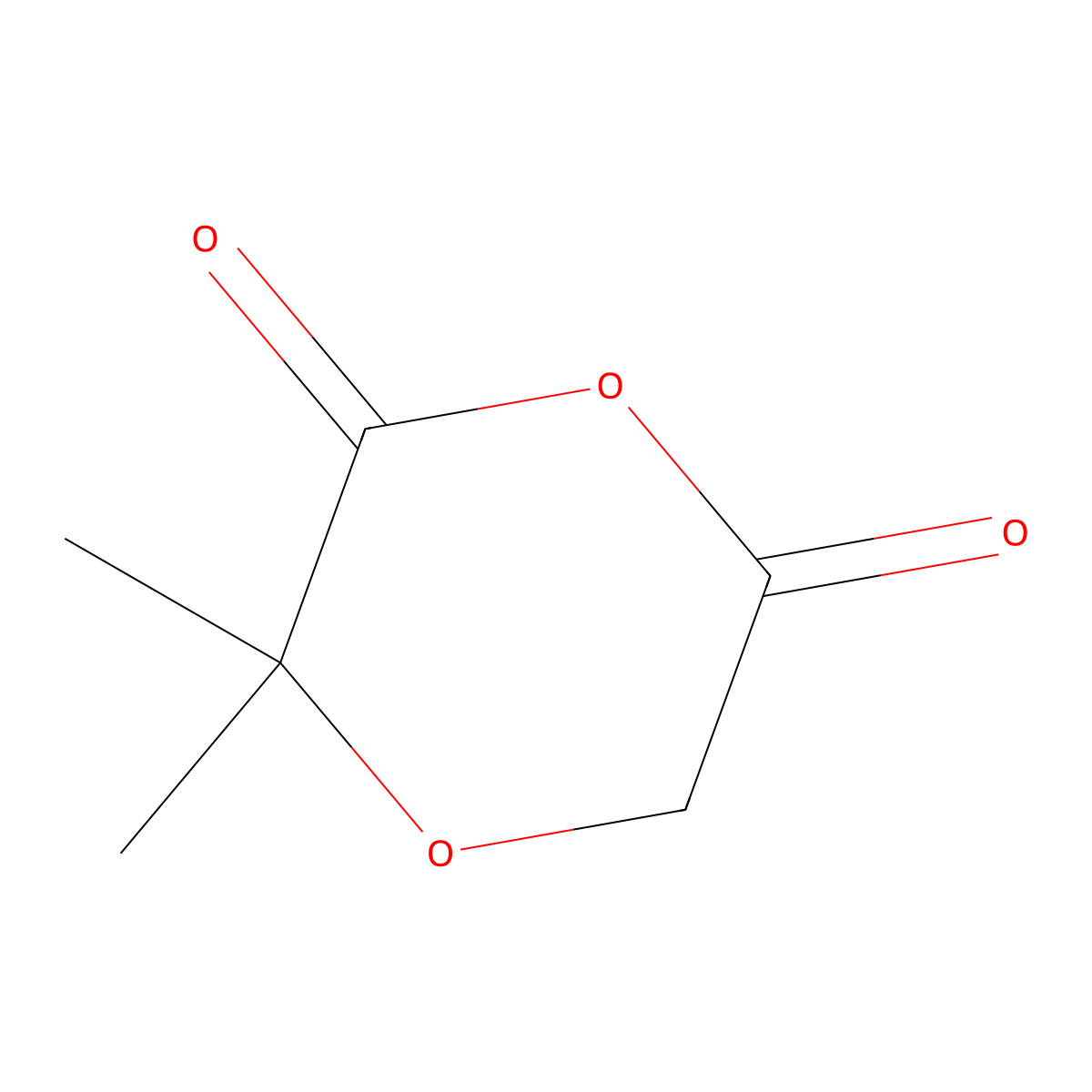 3,3-Dimethyl-1,4-dioxane-2,6-dione molecular structure, CAS 2171890-40-5