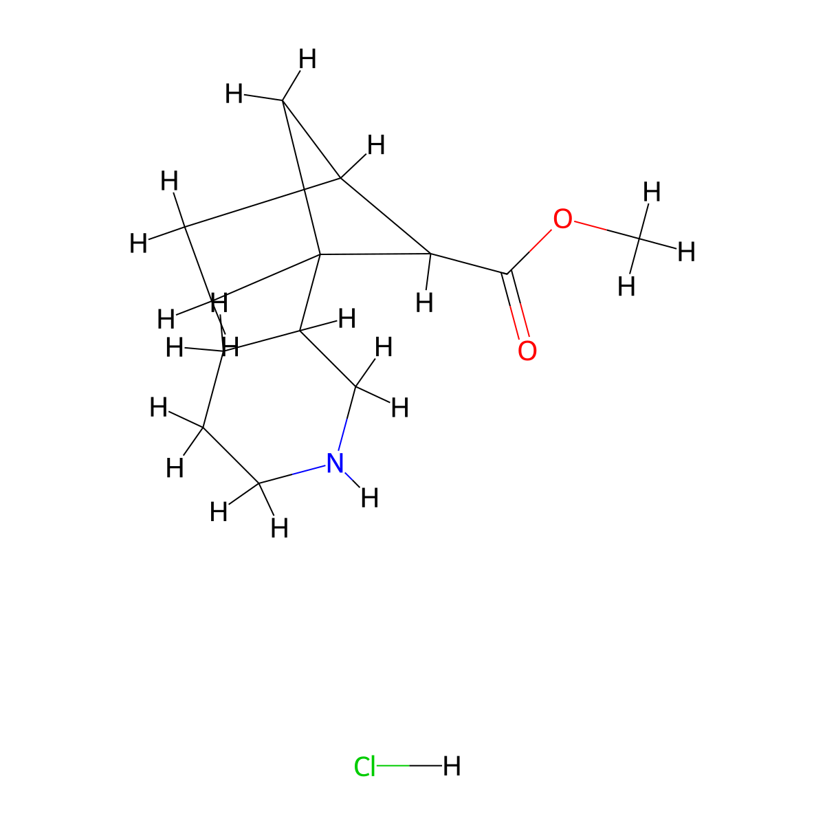 Methyl 1-(piperidin-3-yl)bicyclo(2.1.1)hexane-5-carboxylate hydrochloride molecular structure, CAS 2171901-34-9