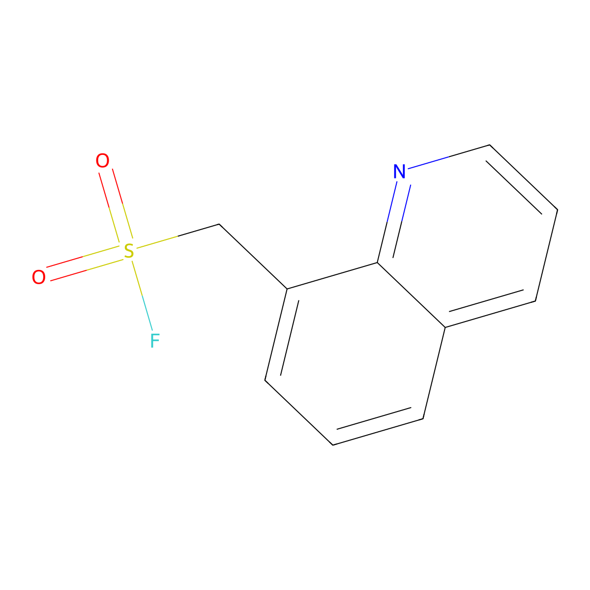 (Quinolin-8-yl)methanesulfonyl fluoride molecular structure, CAS 2171979-68-1
