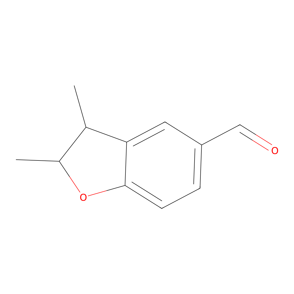 2,3-Dimethyl-2,3-dihydro-1-benzofuran-5-carbaldehyde molecular structure, CAS 2171988-09-1