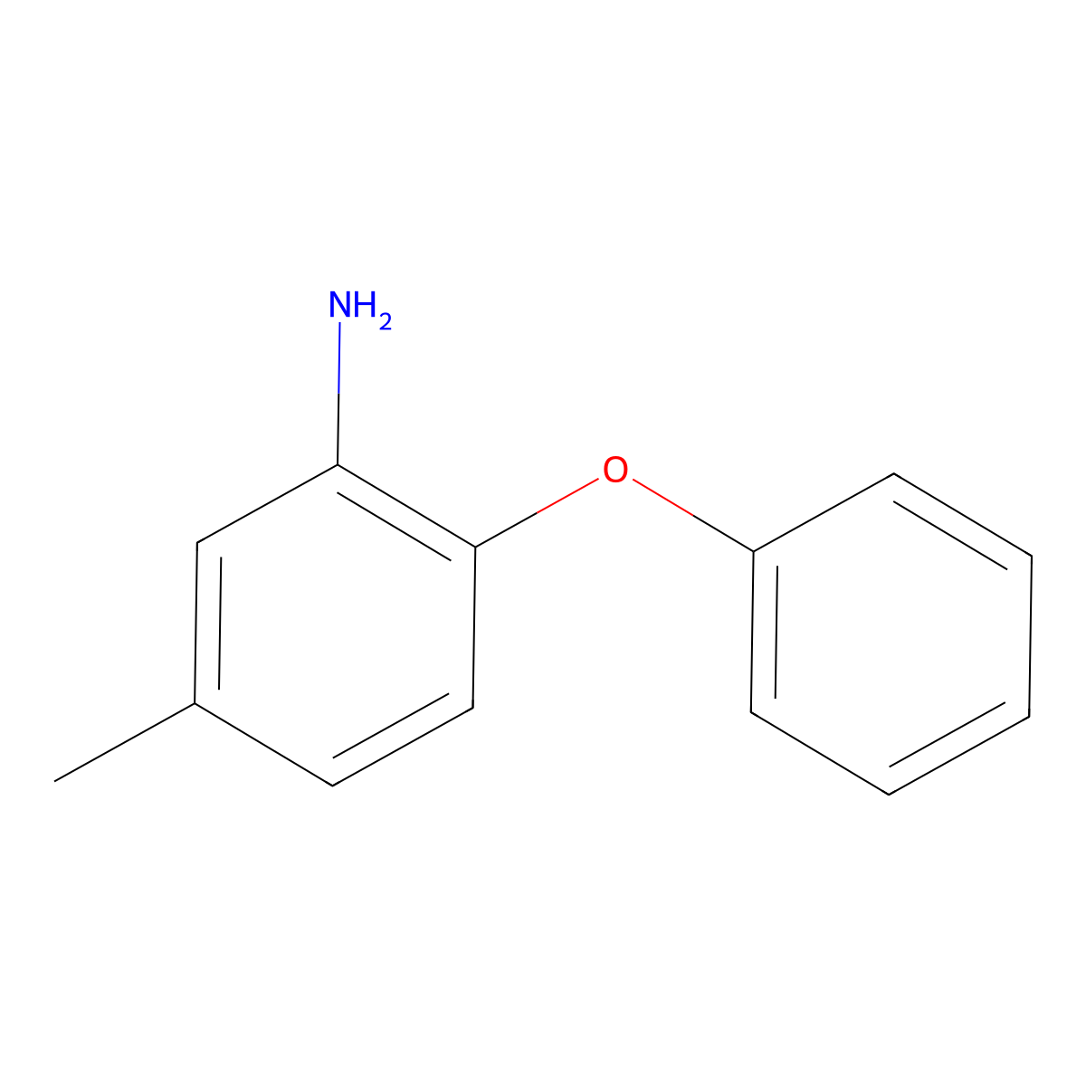 5-Methyl-2-phenoxyaniline molecular structure, CAS 2172-91-0
