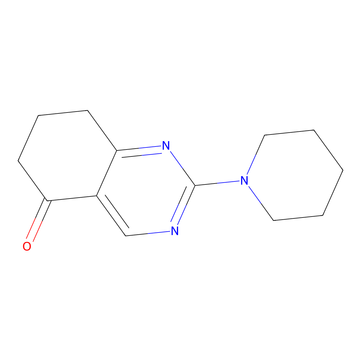2-Piperidyl-6,7,8-trihydroquinazolin-5-one molecular structure, CAS 21720-52-5