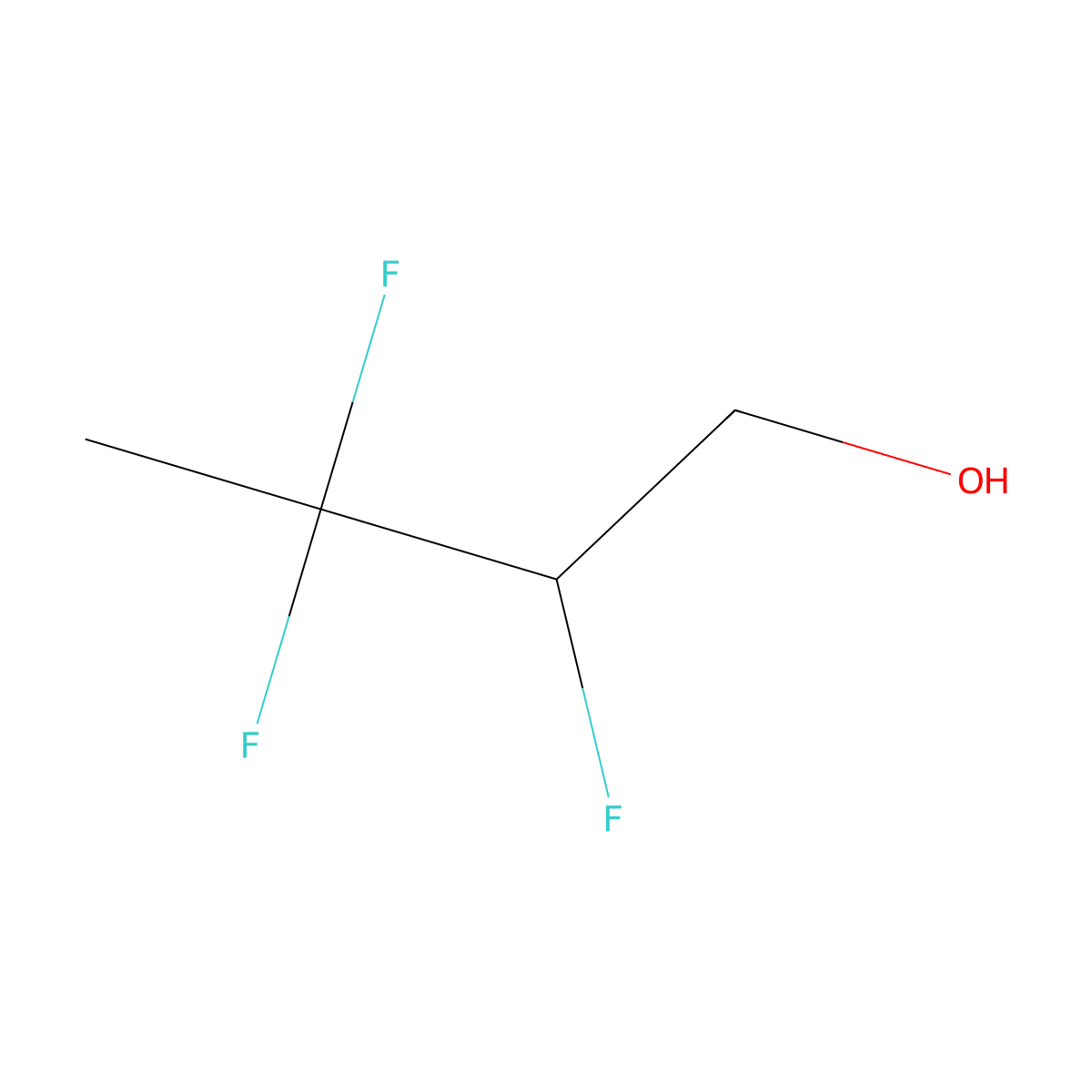 2,3,3-Trifluorobutan-1-ol molecular structure, CAS 2172000-57-4