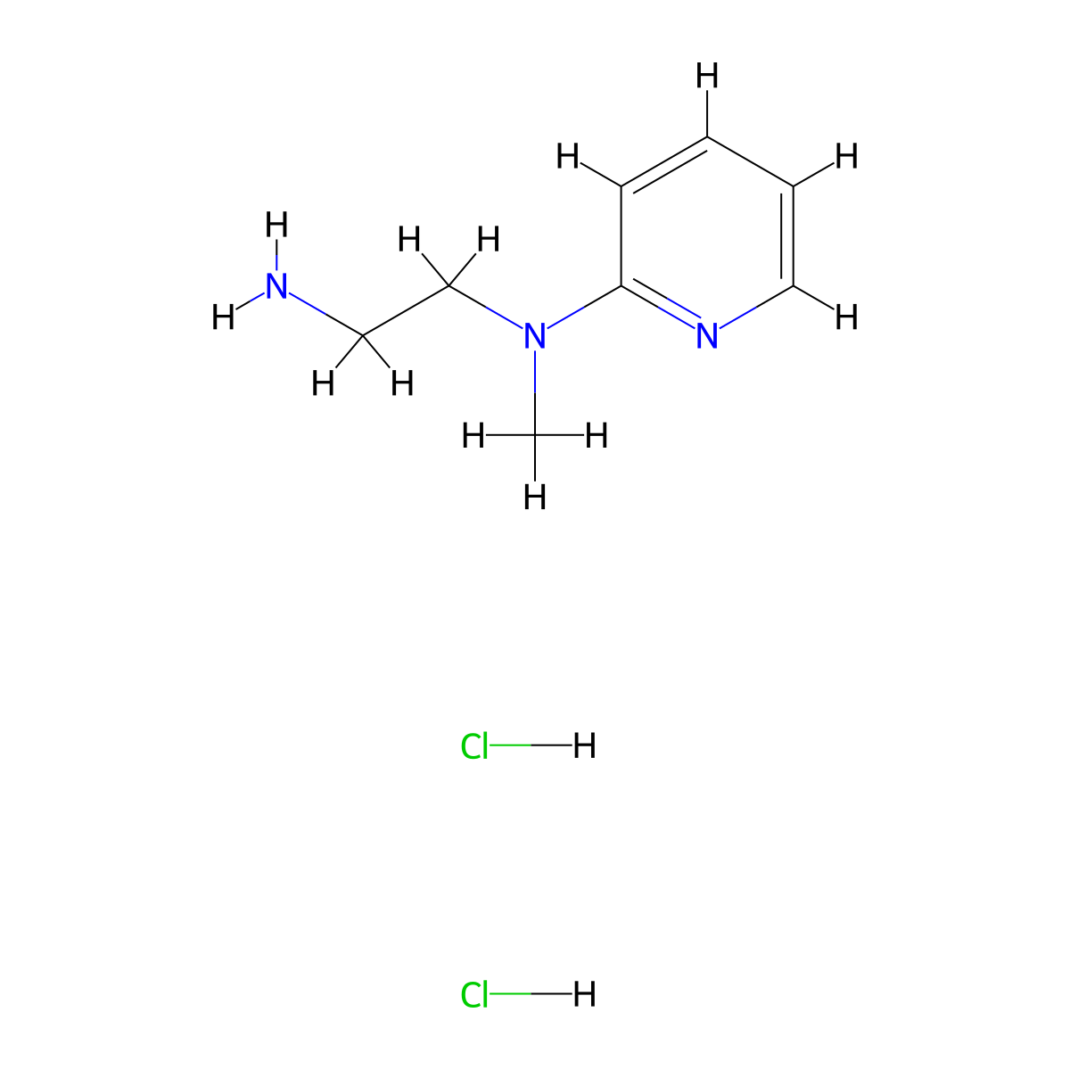 N-(2-aminoethyl)-N-methylpyridin-2-amine dihydrochloride molecular structure, CAS 2172000-91-6
