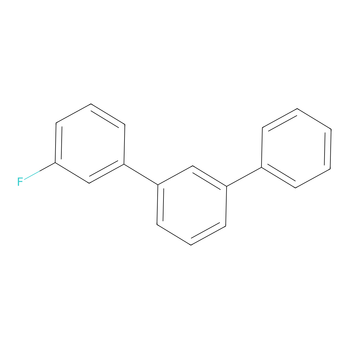 3-Fluoro-1,1':3',1''-terphenyl molecular structure, CAS 2172005-39-7
