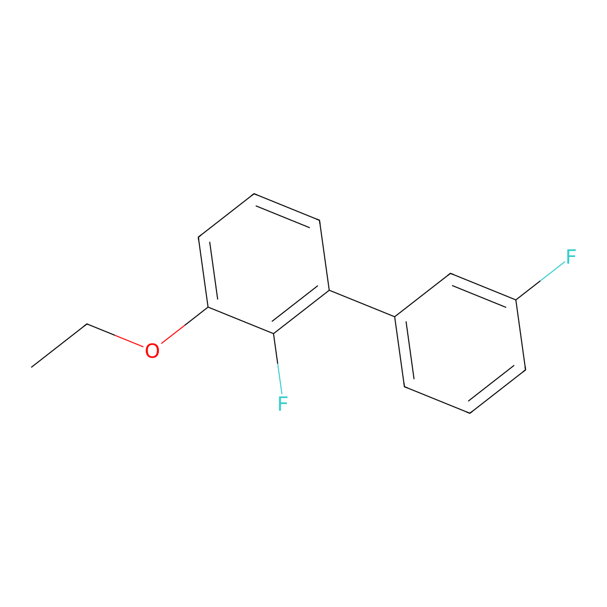 1-Ethoxy-2-fluoro-3-(3-fluorophenyl)benzene molecular structure, CAS 2172028-47-4