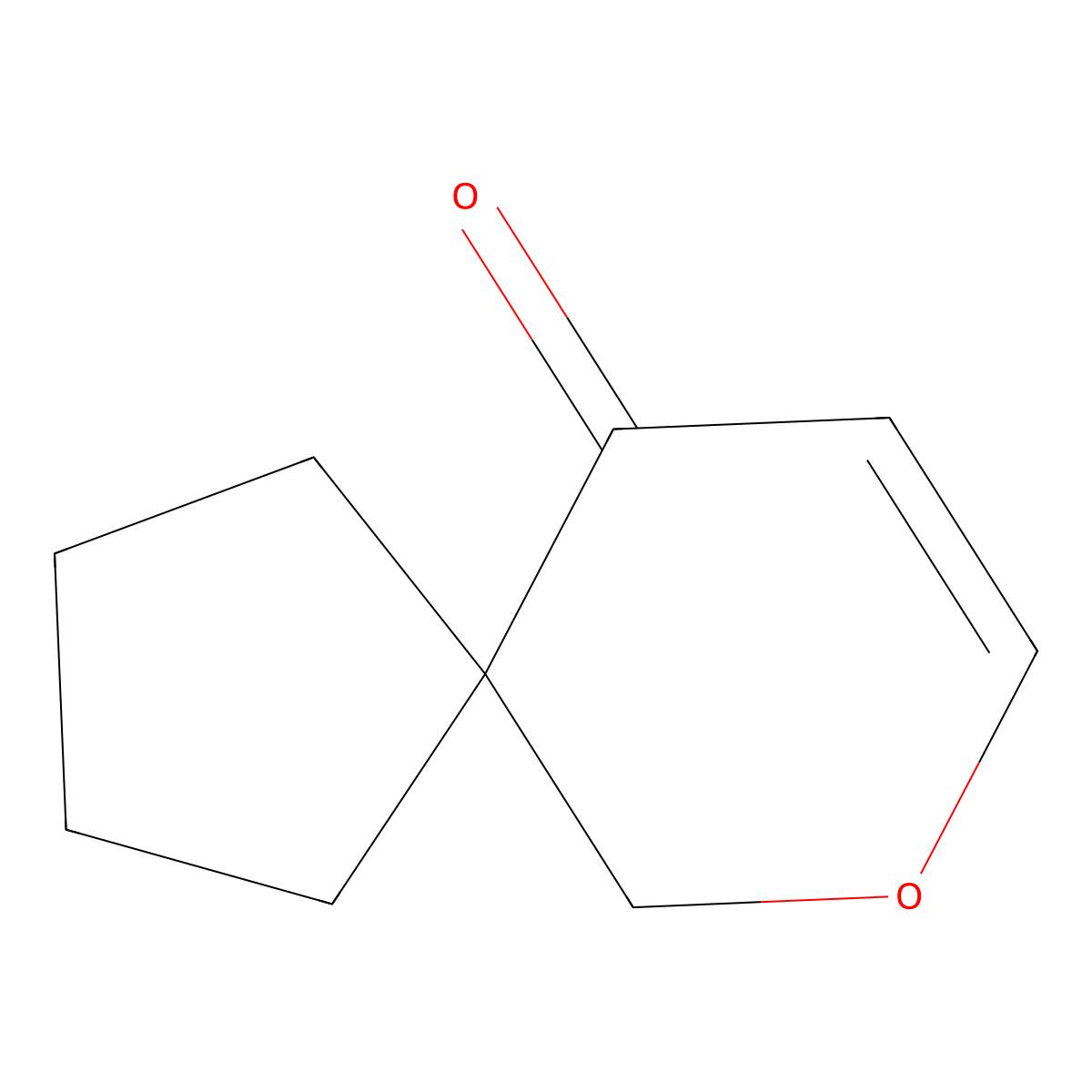 7-Oxaspiro[4.5]dec-8-en-10-one molecular structure, CAS 2172030-21-4