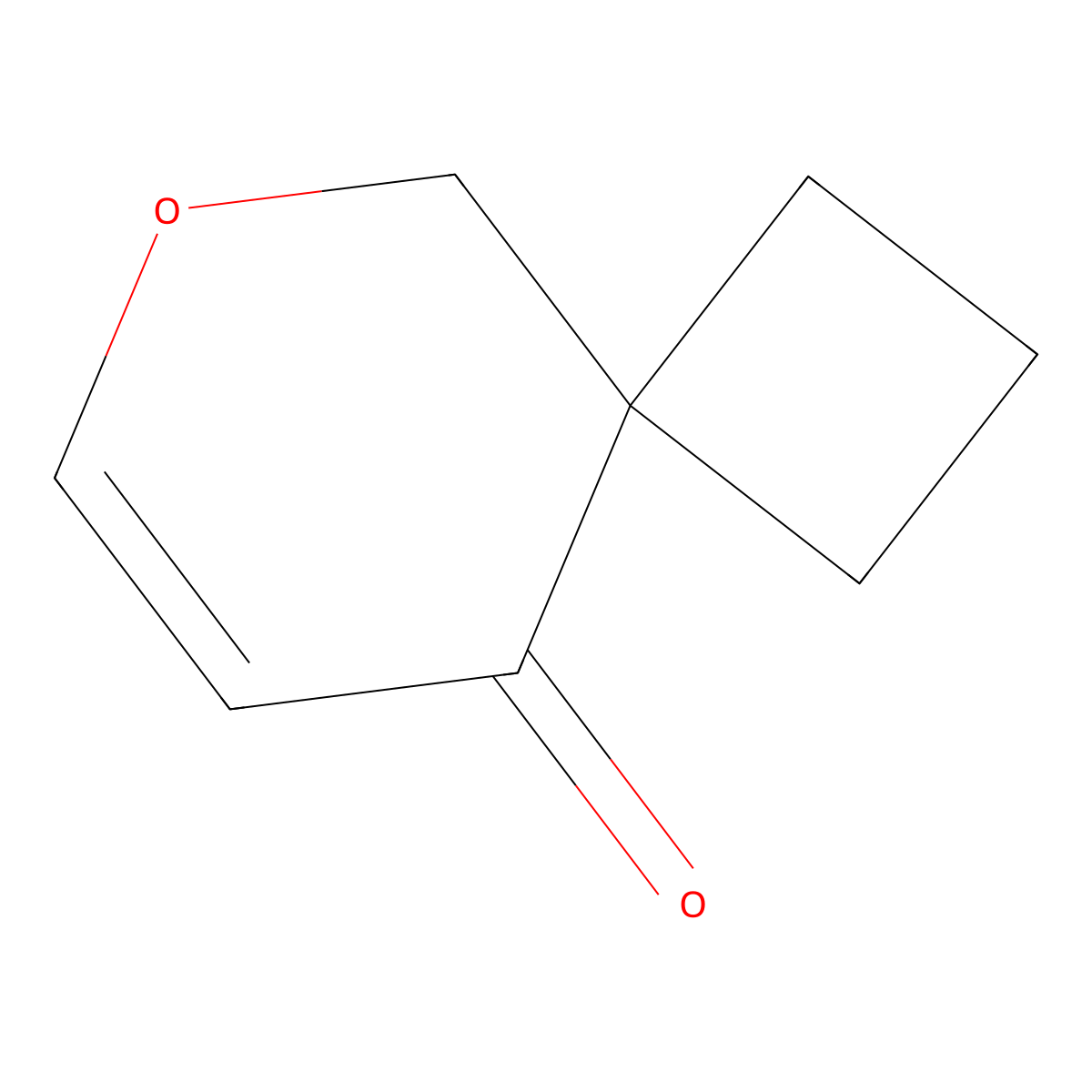 6-Oxaspiro[3.5]non-7-en-9-one molecular structure, CAS 2172033-27-9