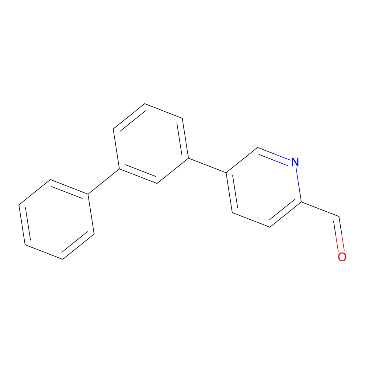 5-(3-Phenylphenyl)pyridine-2-carbaldehyde molecular structure, CAS 2172041-02-8
