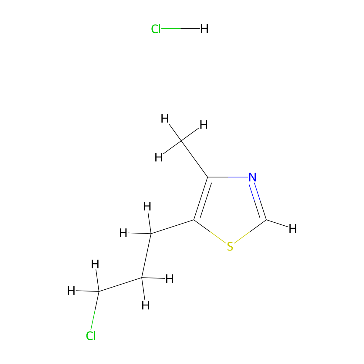 5-(3-Chloropropyl)-4-methyl-1,3-thiazole hydrochloride molecular structure, CAS 2172041-87-9