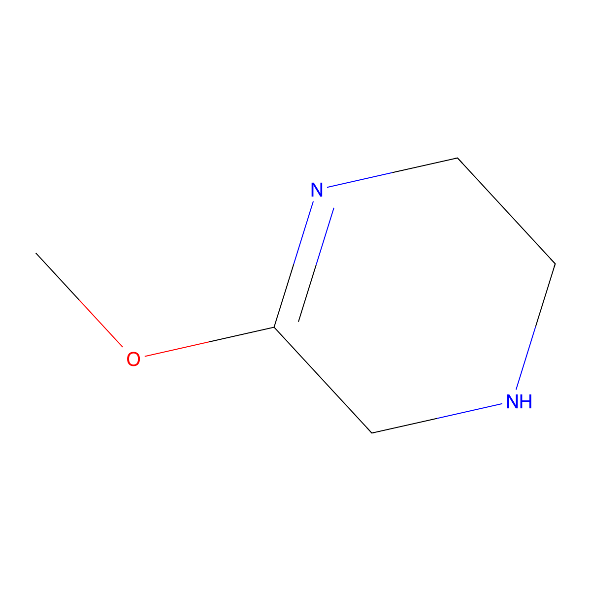 5-Methoxy-1,2,3,6-tetrahydropyrazine molecular structure, CAS 2172064-77-4