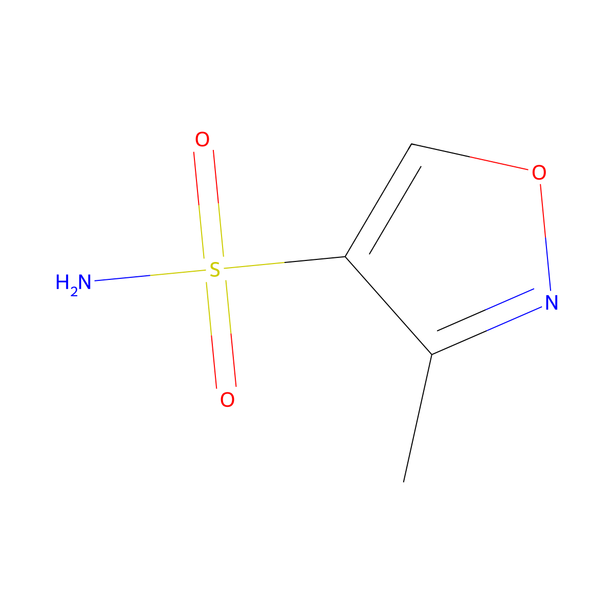 3-Methyl-1,2-oxazole-4-sulfonamide molecular structure, CAS 2172067-86-4