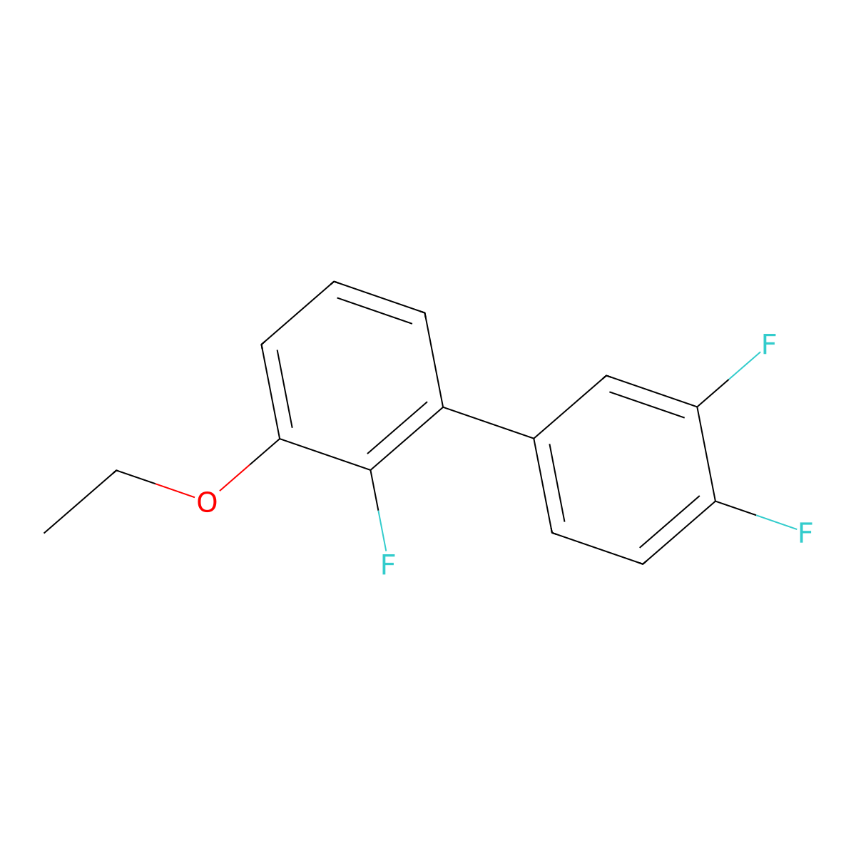 1-(3,4-Difluorophenyl)-3-ethoxy-2-fluorobenzene molecular structure, CAS 2172072-34-1