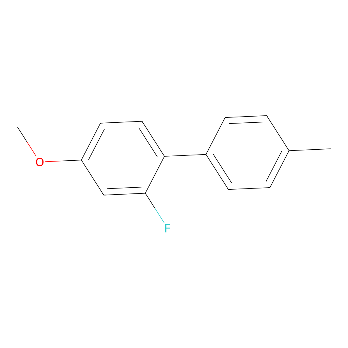 2-Fluoro-4-methoxy-1-(4-methylphenyl)benzene molecular structure, CAS 2172095-80-4