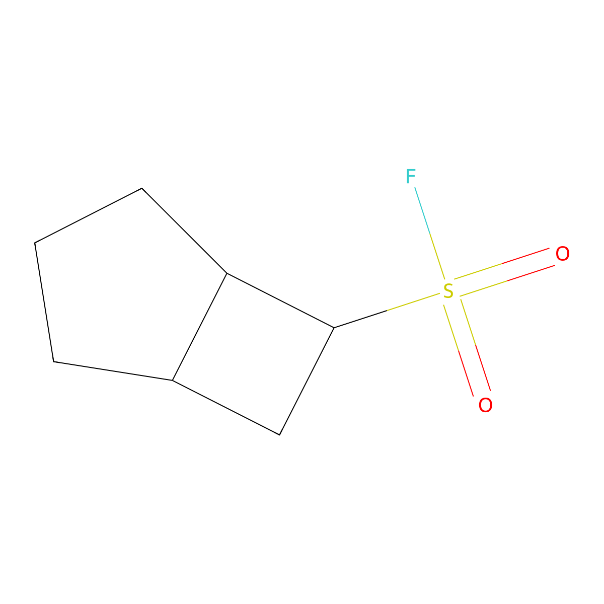 Bicyclo[3.2.0]heptane-6-sulfonyl fluoride molecular structure, CAS 2172119-06-9