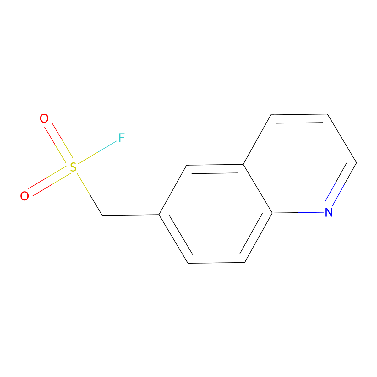 (Quinolin-6-yl)methanesulfonyl fluoride molecular structure, CAS 2172126-14-4