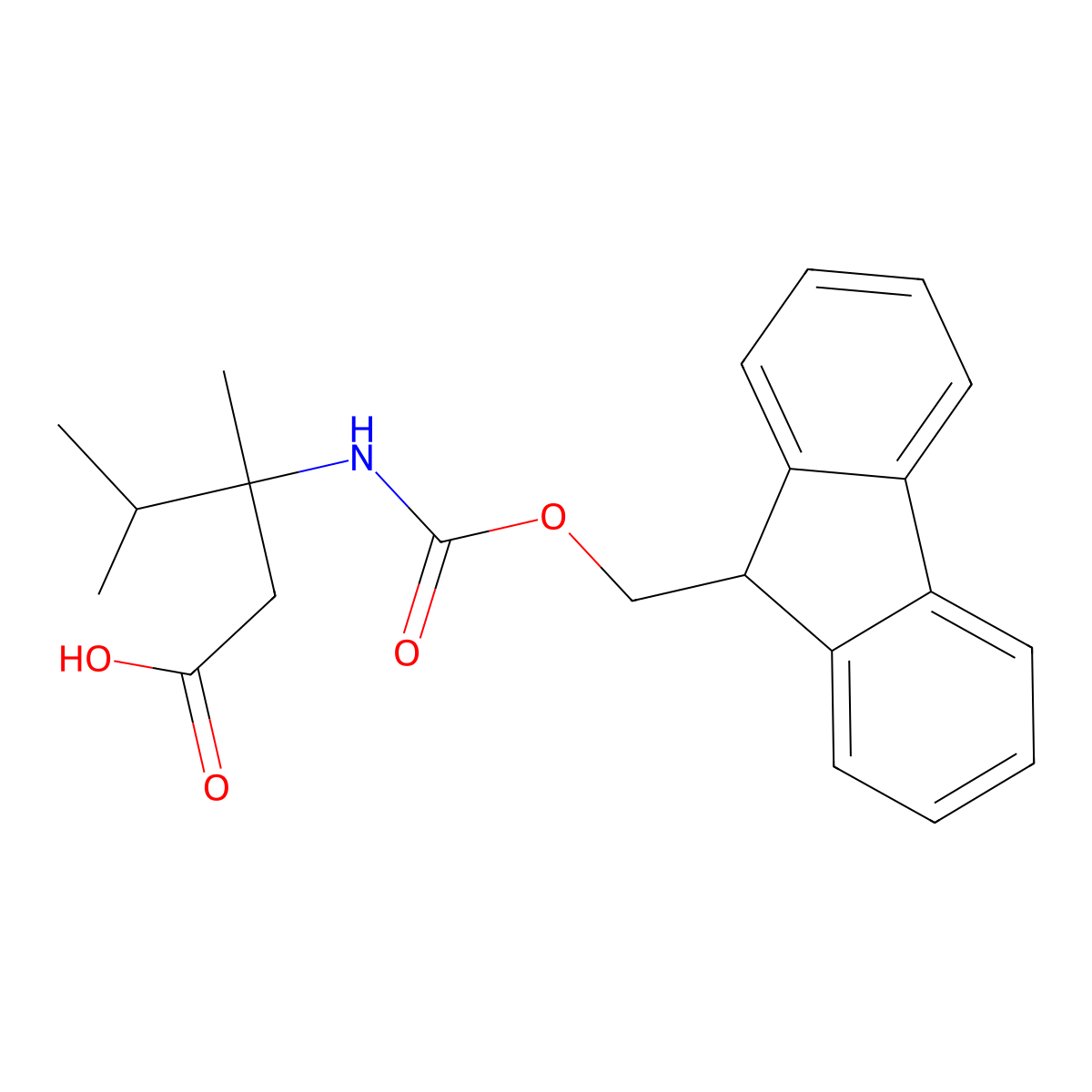 3-({[(9H-fluoren-9-yl)methoxy]carbonyl}amino)-3,4-dimethylpentanoic acid molecular structure, CAS 2172138-42-8