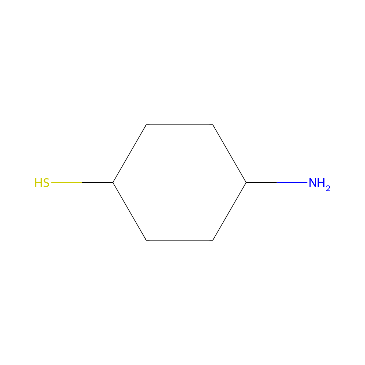 4-Aminocyclohexane-1-thiol molecular structure, CAS 2172142-11-7