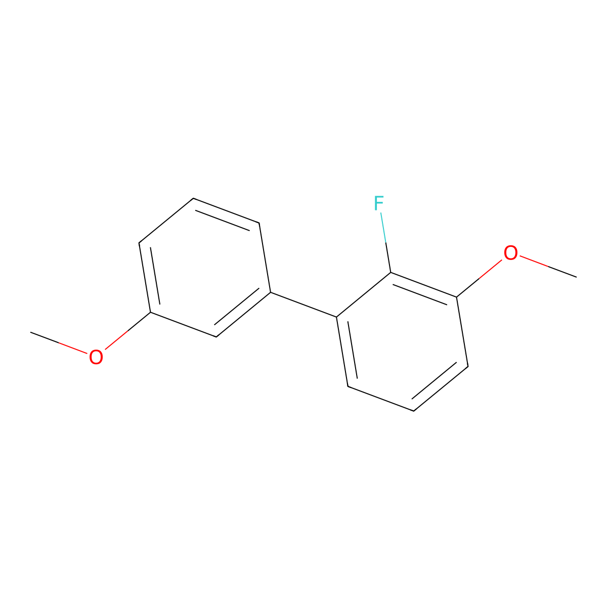 2-Fluoro-1-methoxy-3-(3-methoxyphenyl)benzene molecular structure, CAS 2172218-61-8