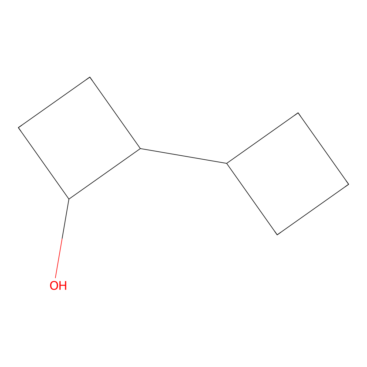 2-Cyclobutylcyclobutan-1-ol molecular structure, CAS 2172228-09-8