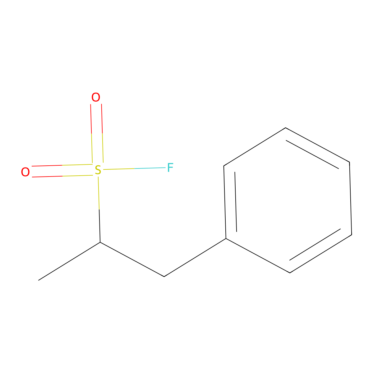 1-Phenylpropane-2-sulfonyl fluoride molecular structure, CAS 2172231-91-1
