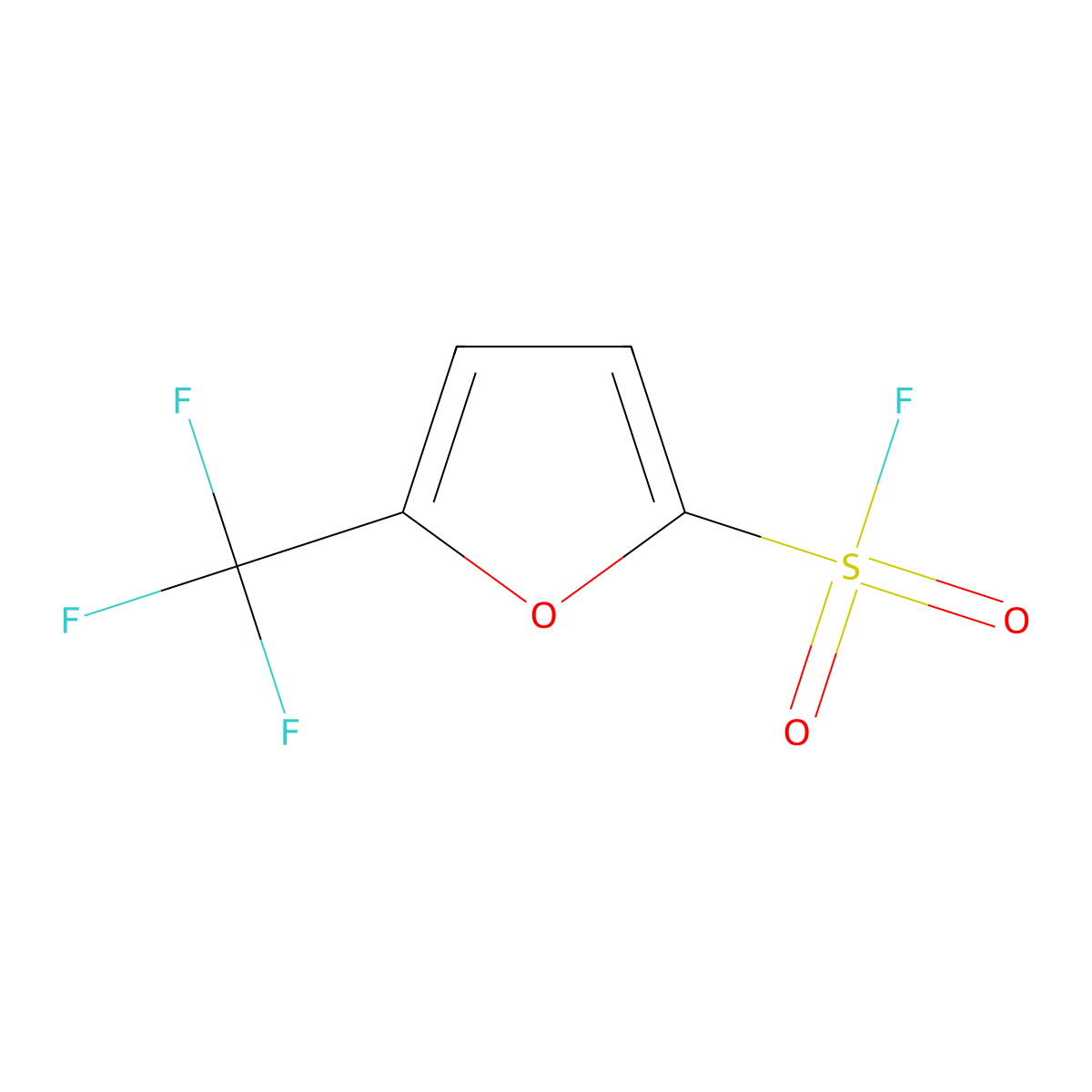 5-(Trifluoromethyl)furan-2-sulfonyl fluoride molecular structure, CAS 2172256-91-4