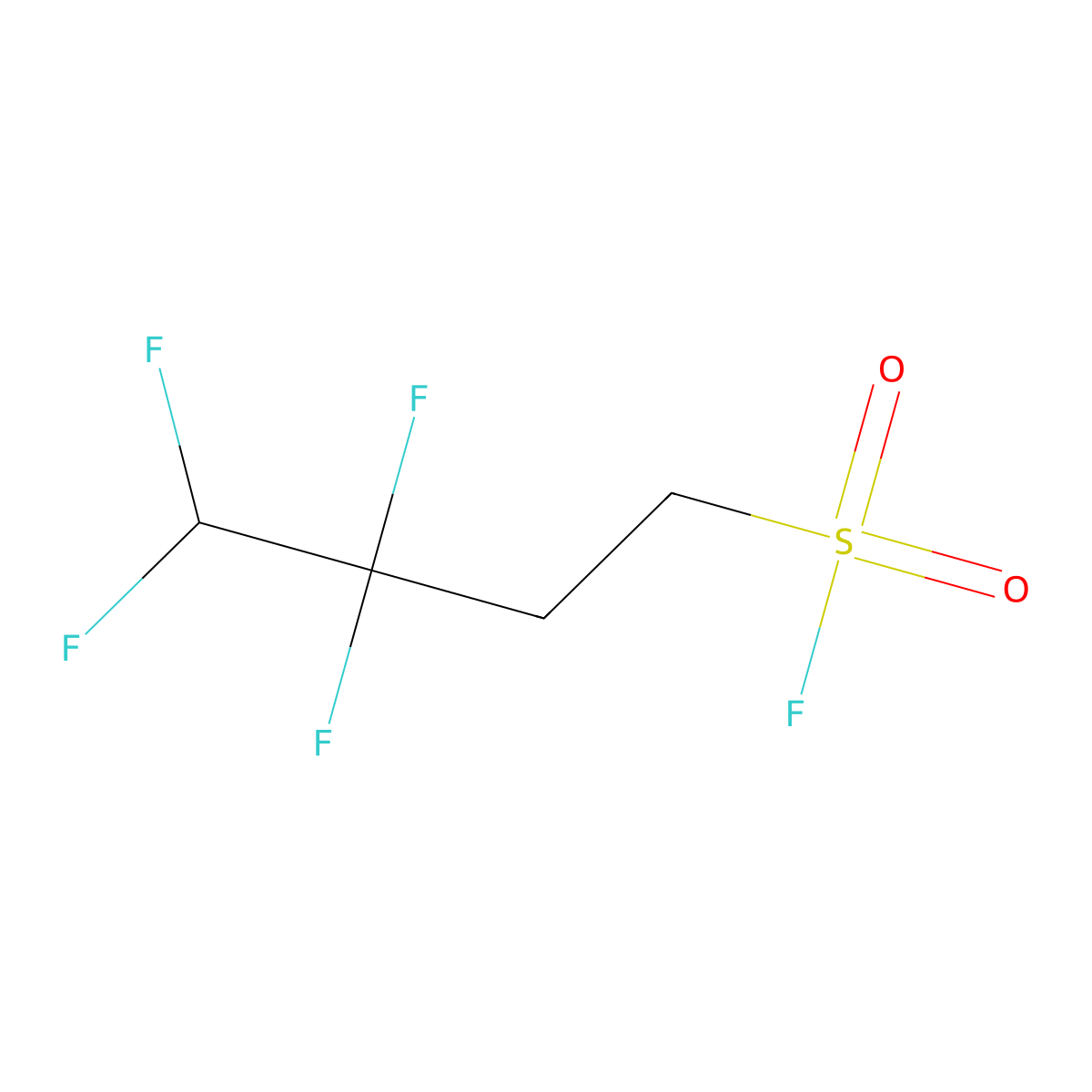 3,3,4,4-Tetrafluorobutane-1-sulfonyl fluoride molecular structure, CAS 2172260-57-8