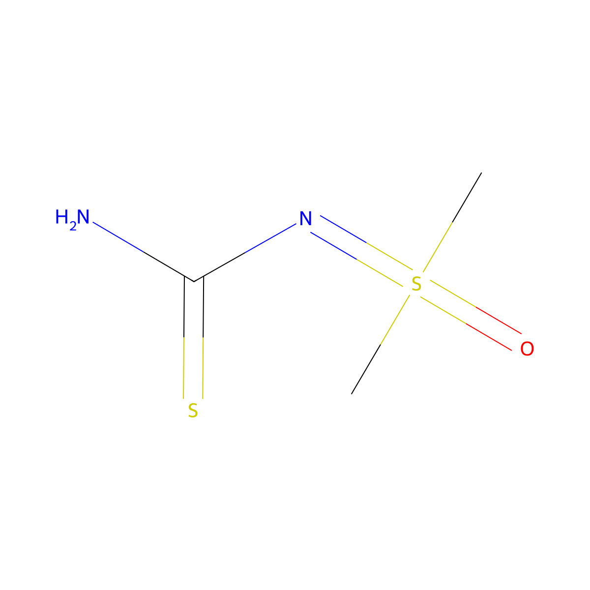 [Dimethyl(oxo)-lambda6-sulfanylidene]thiourea molecular structure, CAS 2172288-15-0