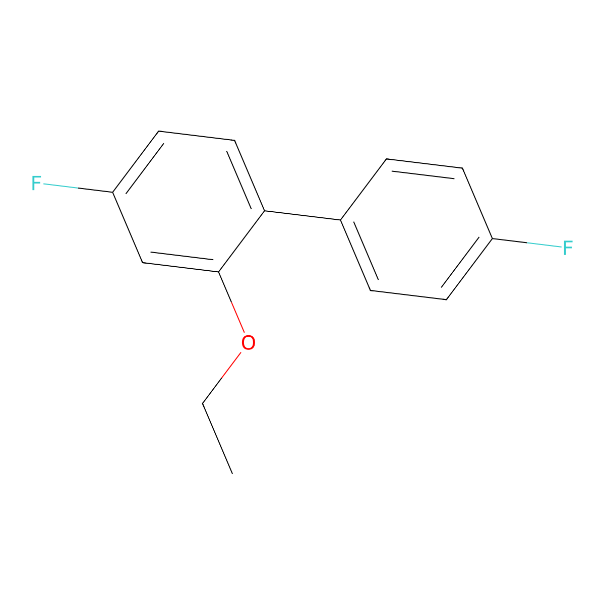 2-Ethoxy-4-fluoro-1-(4-fluorophenyl)benzene molecular structure, CAS 2172356-64-6