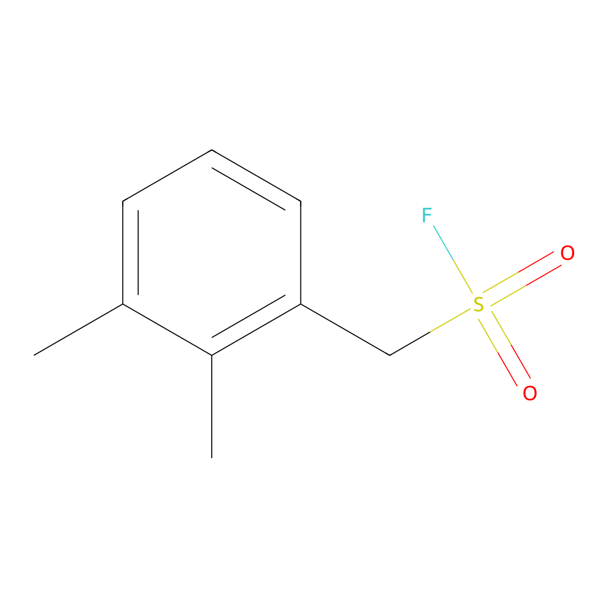 (2,3-Dimethylphenyl)methanesulfonyl fluoride molecular structure, CAS 2172375-21-0