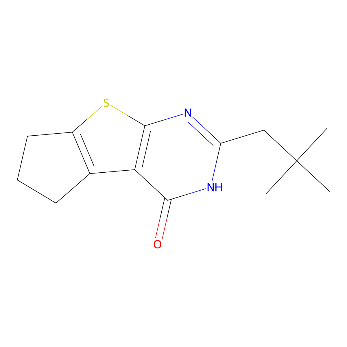 10-(2,2-Dimethylpropyl)-7-thia-9,11-diazatricyclo[6.4.0.0,2,6]dodeca-1(8),2(6),9-trien-12-one molecular structure, CAS 2172387-29-8