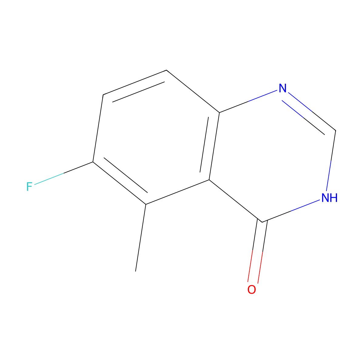 6-Fluoro-5-methyl-3,4-dihydroquinazolin-4-one molecular structure, CAS 2172393-52-9
